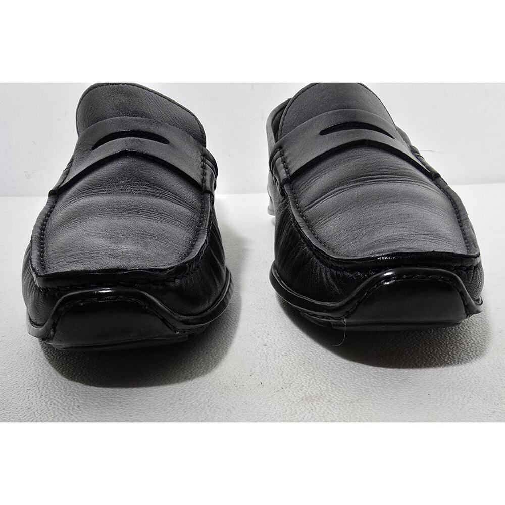 To Boot New York Adam Derrick Penny Loafers Driving Mocs Black US 9.5 Made ITALY - Picture 3 of 9